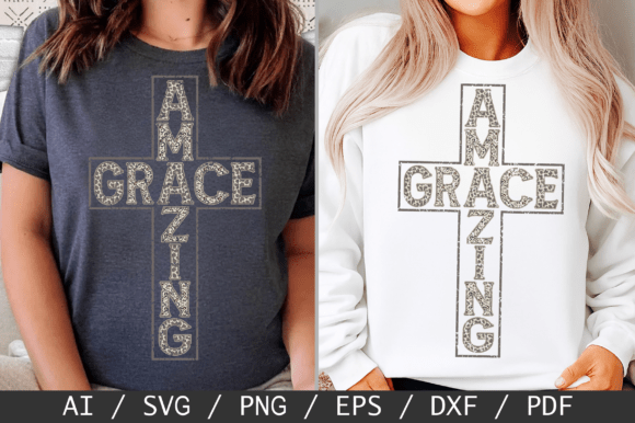 Amazing Grace SVG, Camo Christian Graphics for T-Shirts