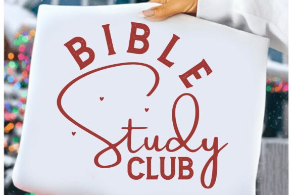 Bible Study Club Svg Png for T-Shirt Designs and Graphics