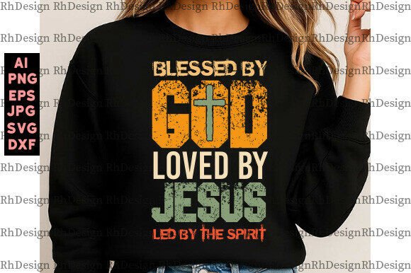 Blessed by God T-Shirt Designs for Graphics