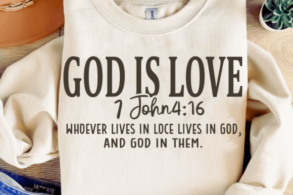 God is Love Svg: A Versatile Christian Design