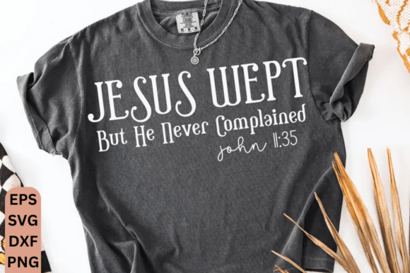 Jesus Wept Bundle: A Minimalist SVG for T-Shirt Designs