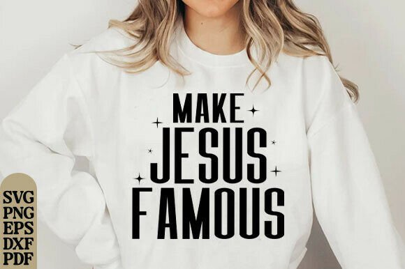 Make Jesus Famous: A Vibrant Christian Design