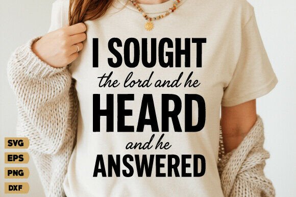 Religious Quote PNG for T-Shirt Designs and Graphics
