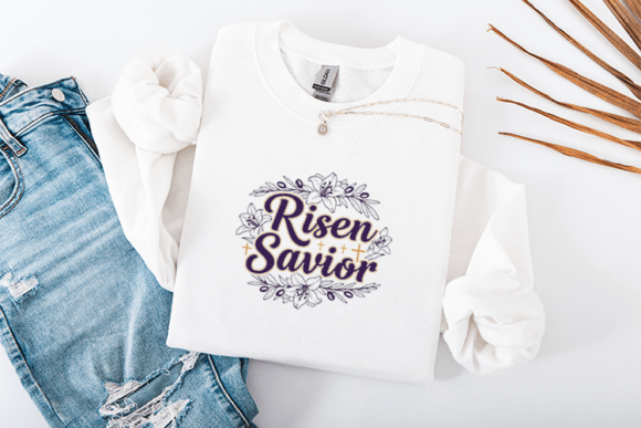Risen Savior Easter SVG: Graphics for T-Shirt Designs